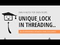Unique Lock In C++