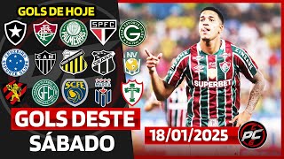 ⚽️ TODOS OS GOLS DESTE SÁBADO 18/01/2025 GOLS DOS ESTADUAIS, GOLS DE HOJE, GOLS DO DIA