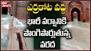 ఎర్రకోట వద్ద భారీ వర్షానికి పొంగిపొర్లుతున్న వరద | Heavy Floods At Red Fort | Tolivelugu TV