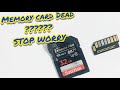 How To Recover Data From Dead Memory Card