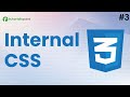 Internal CSS (Explained in 4 Minutes) | CSS Course for Beginners