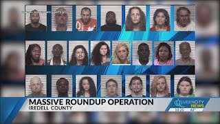 22 drug dealers arrested in massive Iredell County round-up operation