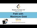 1219  Path with Maximum Gold