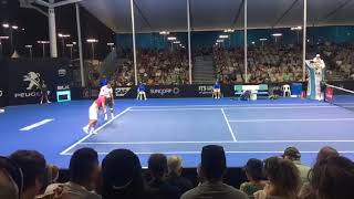 Nick Kyrgios Rocket Serve Warm Ups