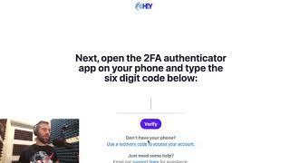 2FA Recovery Codes in HEY
