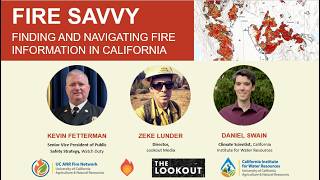 Fire Savvy: Finding And Navigating Fire Information in California Webinar