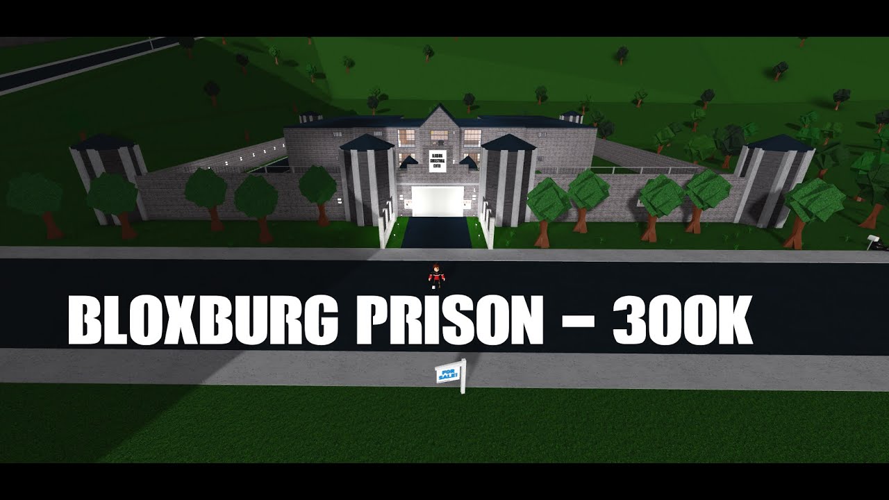 Bloxburg - Prison Speed-Build - YouTube