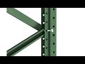 global industrial™ bolted teardrop pallet racking