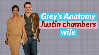 Who is Grey's Anatomy Alum Justin chambers wife?