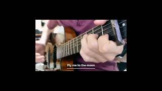 [ソロギター] Fly Me to the Moon (cover) #Shorts