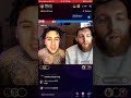 954enzo gets pressed by rowdyrowdy live on tictok must wach