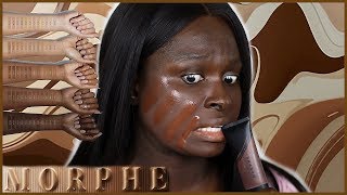 Oh the SHADE! | *NEW* MORPHE FLUIDITY FOUNDATIONS Swatches | OHEMAA BONSU
