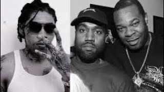 BUSTA RHYMES | tries to get KANYE to do a Jamaican Accent while talking to VYBZ KARTEL