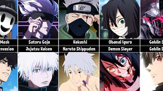Anime Characters Without their Mask