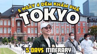 🇯🇵Du Lịch Nhật Bản l Tất tần tật 5 ngày ở Tokyo: Đi đâu, Ăn gì, Ở đâu | 5 DAYS ITINERARY IN TOKYO