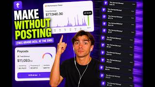 How I made $77K from my phone without posting a single video