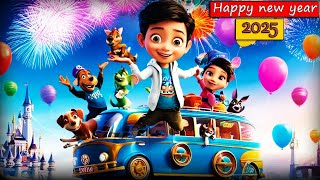 Happy New Year Poem for Kids | Fun Music, Rhymes \u0026 Playful Celebrations!