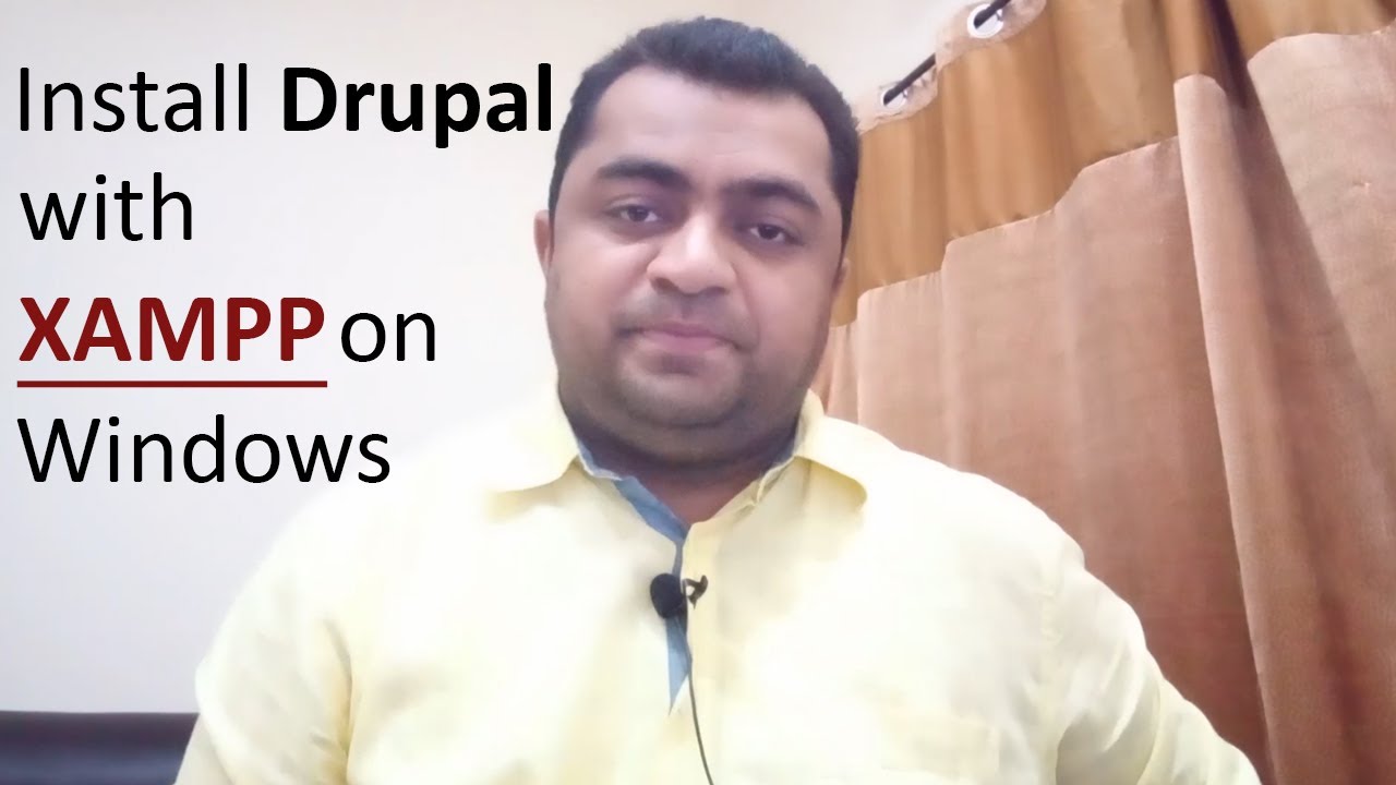 Install Drupal With XAMPP On Windows - Learn Drupal From Scratch - YouTube