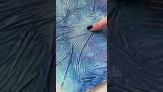 Transformation Is Growth Plastic Wrap Technique Acrylicpaint