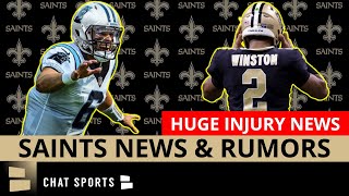 MAJOR Jameis Winston Injury Update + Saints Rumors & NFL News On Baker Mayfield Trade To Panthers