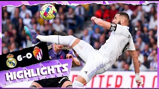 Realmadrid Vs Valladolid 6-0 Goals and Highlights