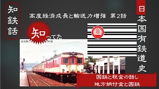 鉄道歴史探求シリーズ！ 知鉄話 日本国有鉄道史　第２５話　高度経済成長と輸送力増強　第二話