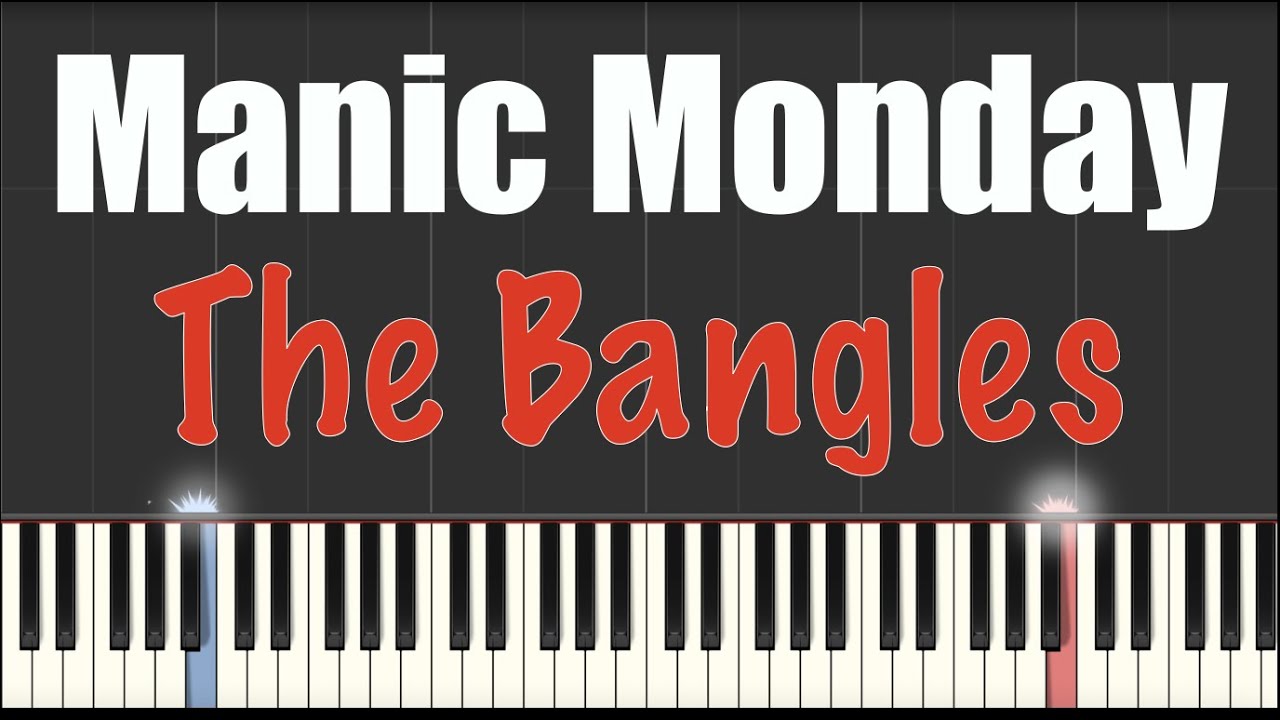 Manic Monday The Bangles Piano Tutorial Youtube