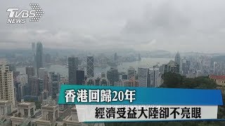 香港回歸２０年　經濟受益大陸卻不亮眼