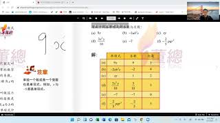 独中初二数学-上册-第一章-多项式