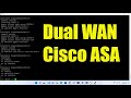 How to configure dual WAN on Cisco ASA