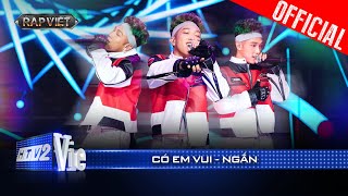 CÓ EM VUI - NGẮN chào sân bằng bản rap love đầy ngọt ngào | Rap Việt 2024 [Live Stage]