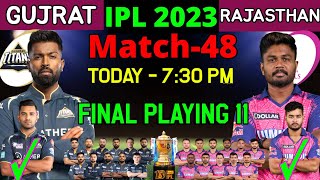 IPL 2023 | Rajasthan Royals vs Gujrat Titans Playing 11 2023 | RR vs GT Playing 11 2023