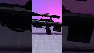 Build a model DSR-1 sniper rifle