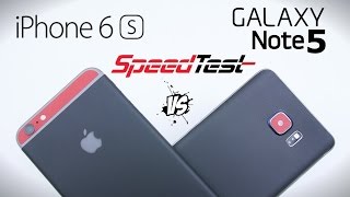 iPhone 6S vs Galaxy Note 5 - Detailed Speed Test + Benchmarks