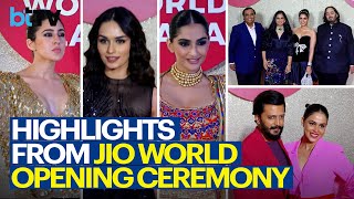 Celebrities Grace Jio World Plaza's Spectacular Opening Event