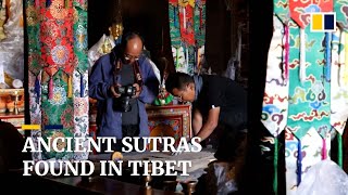 Chinese archaeologists find sutras dating back to 618 during Tubo period in Tibet