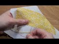 『作業動画』ハンドメイド　こぎん刺し　刺繍　 16 kogin embroidery handmade embroidery