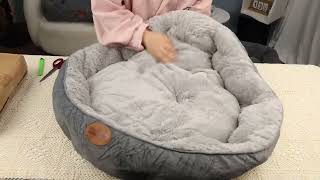 Nobleza pet bed unpacking video