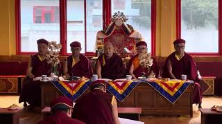 Gen Lobsang la, the astrologer of our Monastery has been teaching astrology, Today examinations