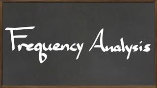 MAT 112: Frequency Analysis