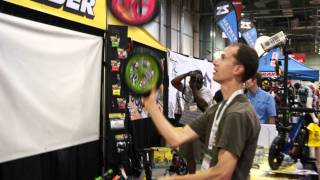 Juggler at Interbike With New STRIDER Balance Bike Accessories!