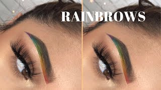 RAINBROW TUTORIAL | RAINBOW EYEBROWS