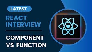 React Interview Question in Hindi # Component vs function in React?