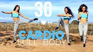 30 Min Fat Burning Cardio Workout | Waist, Hips, Abs, Legs... Full Body