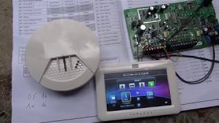 How to set, test and change battery on SD360 wireless paradox smoke detector