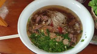 Family Vacation | Back to Attapeu Laos Part 8 | Best Pho in Laos so far Familys Riverboat Restaurant