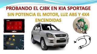 KIA SPORTAGE 2007 LUZ ABS 4X4 Y CONTROL DE TRACCIÓN ENCENDIDAS