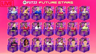 🔴Live FIFA 23 Future Stars Promo!! Live 6pm Content, 85+ Player Pick & 84+x20 Players Pack