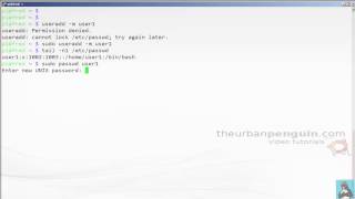 GCSE Computing - Creating a basic Linux user