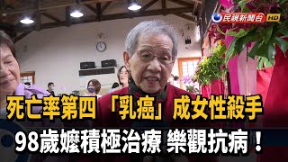 「乳癌」成女性殺手 98歲嬤樂觀抗病呷百二－民視台語新聞